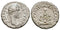 Ancient Roman Provincial silver coin of the Emperor Septimius Severus minted in Caesarea, Cappadocia