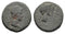 Ancient Roman coin of Augustus 27 BC to 14 AD with the Thracian King Rhoemetalkes