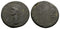 Ancient Roman Provincial coin of the Emperor Caligula 37-41 AD with the Thracian King Rhoemetalkes III