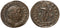 Roman coin of Constantine I - SOLI INVICTO COMITI - Lugdunum