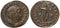 Roman coin of Constantine I - SOLI INVICTO COMITI - Lugdunum
