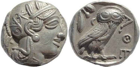 Attica, Athens AR Silver Tetradrachm