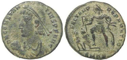Roman coin of Constantius II - FEL TEMP REPARATIO - Nicomedia