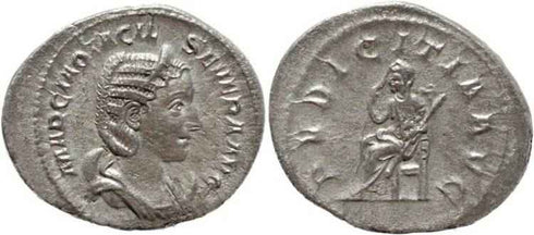 Roman coin of Otacilia Severa - PVDICITIA AVG
