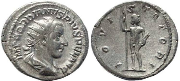 Gordian III 238-244AD silver antoninianus - IOVI STATORI