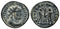 VF+ Ancient Roman coin of the Emperor Diocletian minted in Cyzicus - CONCORDIA MILITVM
