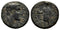 Ancient Roman Provincial coin of Claudius I 41-54 AD with Zeus minted in Aezanis, Phrygia