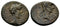 Ancient Roman Provincial coin of Tiberius with the Thracian King Rhoemetalkes II