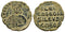 Ancient Byzantine coin of Leo VI The Wise minted in Constantinople