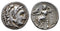 Ancient Greek silver drachm of King Philip III Arrhidaios son of King Philip II of Macedon