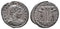 VF++ Fully Silvered Ancient Roman coin of Constantine II - GLORIA EXERCITVS