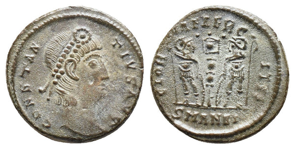 Ancient Roman coin of the Emperor Constantius II as Augustus minted in Antioch