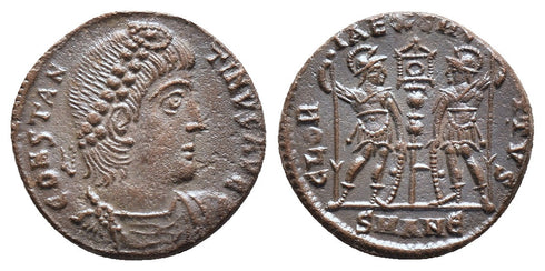 Ancient Roman coin of Constantine I as Augustus minted in Antioch
