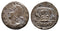 Ancient Roman coin - Commemorative Coin minted in Antioch - Wolf and Twins