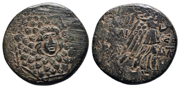 Ancient Greek coin from Pontos, Amisos. Time of Mithradates VI Eupator 105-63 BC