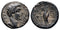 Ancient Roman Provincial coin of the Emperor Tiberius minted in Dionysopolis, Phrygia