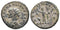 Ancient Roman silvered coin of the Emperor Aurelian as Augustus - SOLI INVICTO