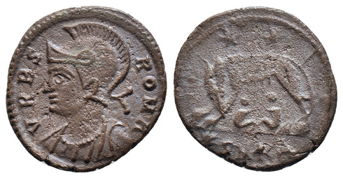 Ancient Roman coin - Commemorative Coin minted in Cyzicus - Wolf and Twins