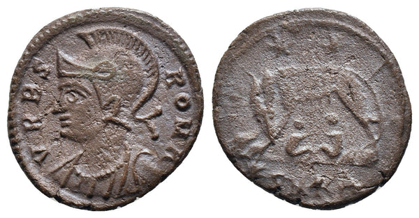 Ancient Roman coin - Commemorative Coin minted in Cyzicus - Wolf and Twins