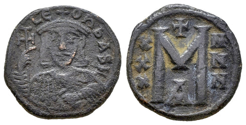 Ancient Byzantine coin of Leo V the Armenian 813-820 AD minted in Constantinople
