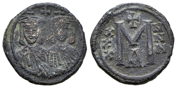Ancient Byzantine coin of Nicephorus I with Stauracius 802-811 AD minted in Constantinople