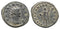 Ancient Roman coin of the Emperor Gallienus as Augustus with Jupiter