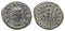 Ancient Roman coin of the Emperor Gallienus as Augustus with Jupiter