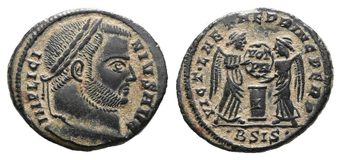 XF+ Ancient Roman coin of the Emperor Licinius I minted in Siscia