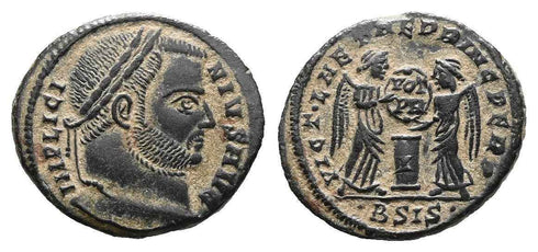 XF+ Ancient Roman coin of the Emperor Licinius I minted in Siscia