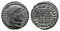 Ancient Roman coin of Constantine I The Great minted in Alexandria - Campgate with 6 levels