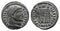 Ancient Roman coin of Constantine I The Great minted in Alexandria - Campgate with 6 levels