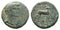 Ancient Roman coin of the Emperor Augustus 27 BC to 14 AD with Livia minted in Ephesos, Ionia