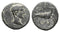 Ancient Roman coin of the Emperor Augustus 27 BC to 14 AD minted in Cibyra, Phrygia