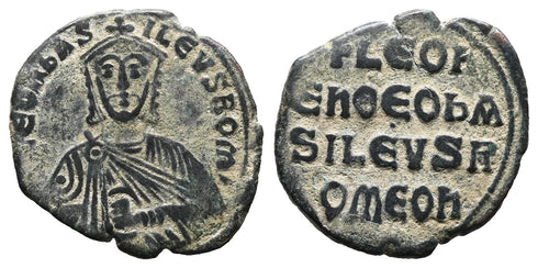 Ancient Byzantine coin of Leo VI The Wise minted in Constantinople