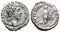 Ancient Roman silver denarius of the Emperor Commodus minted in Rome