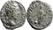Ancient Roman silver denarius of the Emperor Commodus minted in Rome