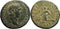 Ancient Roman coin of the Emperor Trajan minted in 98-99 AD