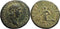 Ancient Roman coin of the Emperor Trajan minted in 98-99 AD
