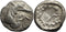 Ancient Greek silver coin from Caria, Halikarnassos Circa 500-495 BC