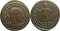 Ancient Roman coin of Constantine I The Great minted in Ostia, Italy