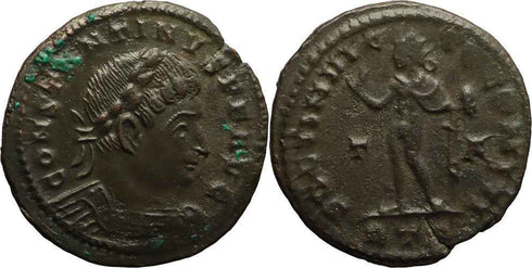 Ancient Roman coin of Constantine I The Great minted in Treveri
