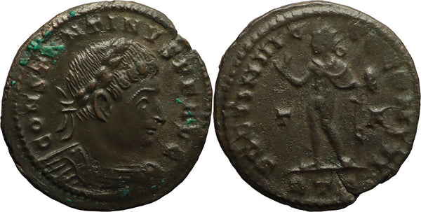 Ancient Roman coin of Constantine I The Great minted in Treveri