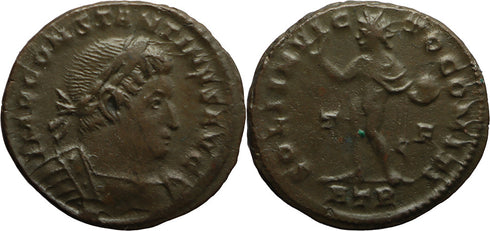 Ancient Roman coin of Constantine I The Great minted in Treveri