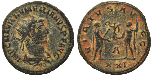 Ancient Roman coin of the Emperor Numerian as Augustus minted in Antioch