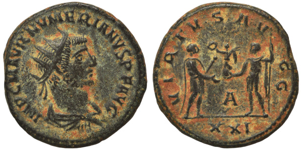 Ancient Roman coin of the Emperor Numerian as Augustus minted in Antioch