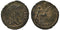 VF++ Ancient Roman coin of Constantine I the Great reaching for the Hand of God