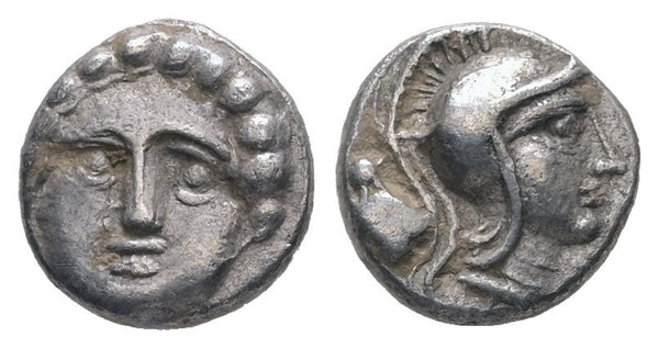 Ancient Greek silver coin from Selge, Pisidia Circa 350-300 BC