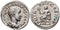 Ancient Roman silver denarius of the Emperor Gordian III minted in Rome in 240 AD