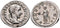 EF Ancient Roman silver denarius of the Emperor Gordian III minted in Rome in 240 AD