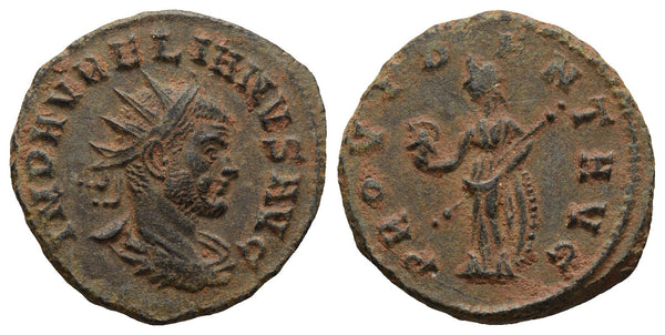 RARE EF Ancient Roman coin of the Emperor Aurelian as Augustus - PROVIDENT AVG